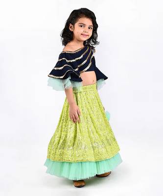 Multicolor lehenga set 3