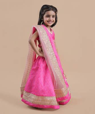 Pink lehenga set 2