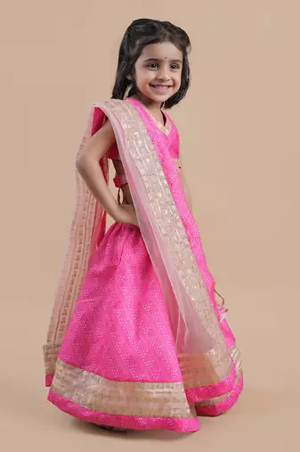 Pink lehenga set