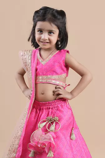Pink lehenga set
