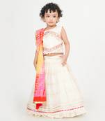 Off white lehenga set