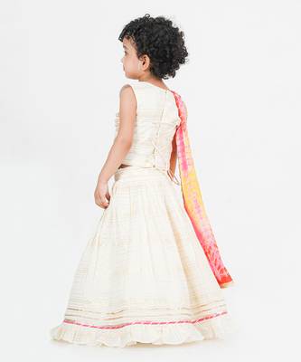 Off white lehenga set 3