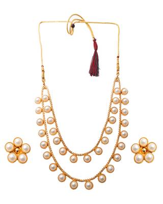 Gold plated necklace set 2
