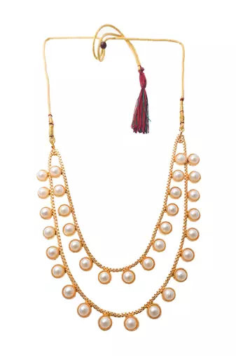 Gold plated necklace set