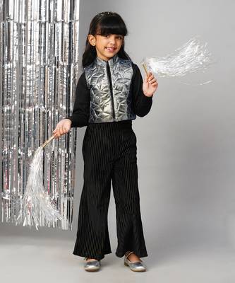 Glam up party grey shimmer jacket 1