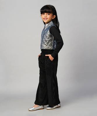 Glam up party grey shimmer jacket 2