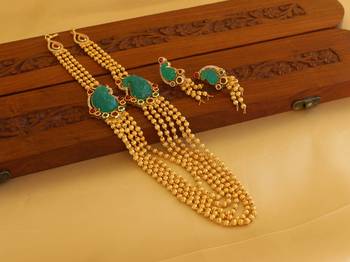 Gold platted multi layer necklace set 1