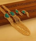 Gold platted multi layer necklace set