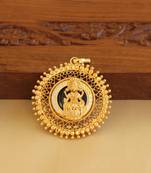 Kerala style gold platted lakshmi palakka pendant