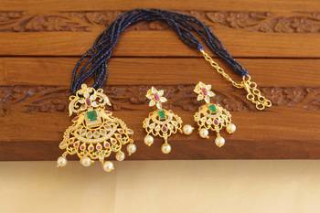 Gold platted beads necklace set 2