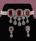 Natural fresh water pearls choker set