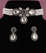 Natural fresh water pearls choker set