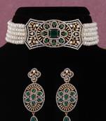 Natural fresh water pearls choker set