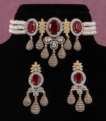 Natural fresh water pearls choker set