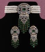 Natural fresh water pearls choker set