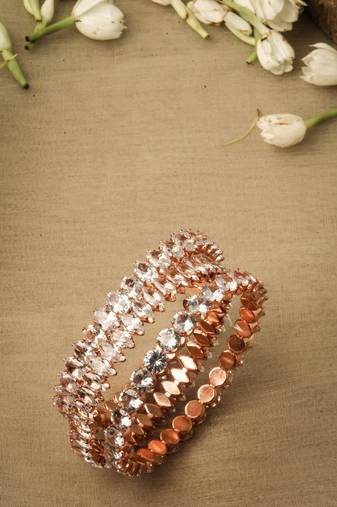 Diamond Bracelet in Set Of 3