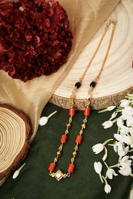 Orange Alloy Necklaces 1