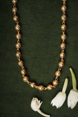 Simple Gold-Plated Festival Necklace 2