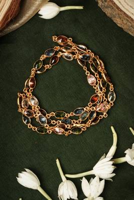 Multicolour Gold-Plated Necklace 4