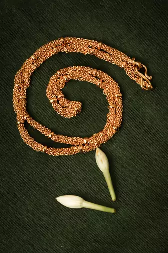 Festival and Traditional Gold-Plated Necklace