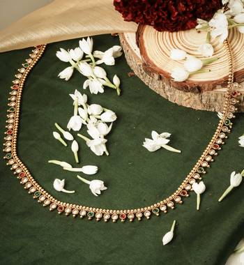 Gold Plated Alloy bridal kamarband 2