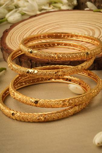 Gold Plated Alloy bangles