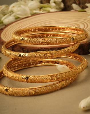Gold Plated Alloy bangles 2