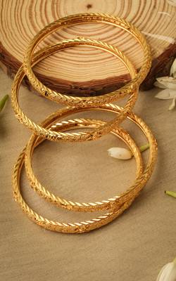 Gold Plated Alloy bangles 3