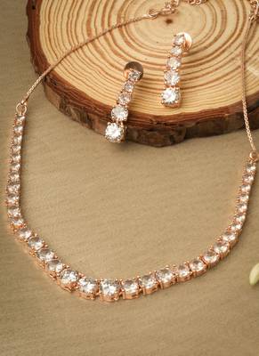Gold Plated Alloy necklace sets 2