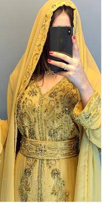 Sale Dress Moroccan Dubai Kaftan Wedding Bridesmaid African Abaya Gown Women Dress 070 2