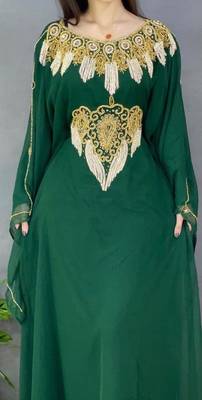 Sale Dress Moroccan Dubai Kaftan Wedding Bridesmaid African Abaya Gown Women Dress 073 2