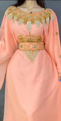 Sale Dress Moroccan Dubai Kaftan Wedding Bridesmaid African Abaya Gown Women Dress 077 2