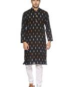 Paroksh Ikat Print  pure cotton long kurta