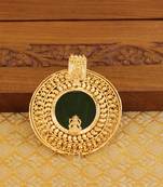 Kerala style gold platted lakshmi palakka pendant