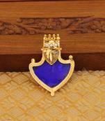 Kerala style gold platted palakka pendant