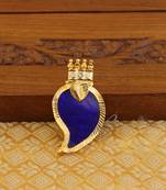 Kerala style gold platted mango palakka pendant