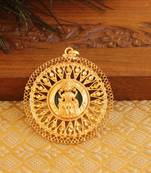 Kerala style gold platted lakshmi palakka pendant