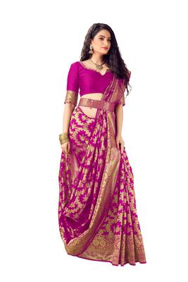 Designer bnarasi woven silk sarees 4