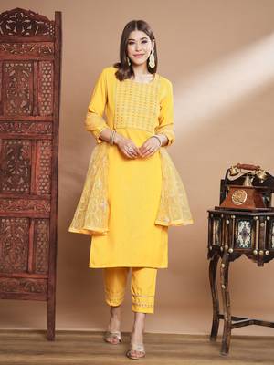 women cotton blend kurta pant set 1