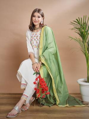  women cotton blend kurta pant set 1