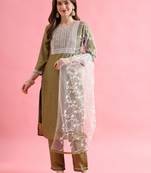  women cotton blend kurta pant set