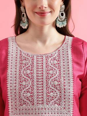  women cotton blend kurta pant set 3