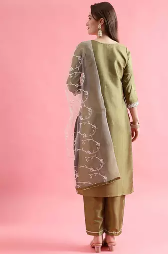  women cotton blend kurta pant set