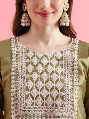  women cotton blend kurta pant set 4