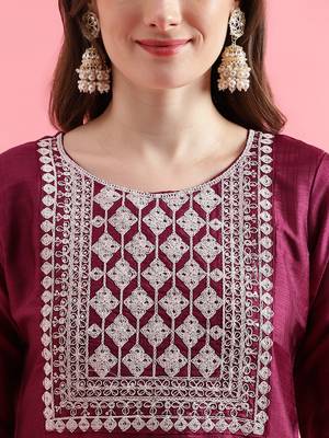  women cotton blend kurta pant set 4