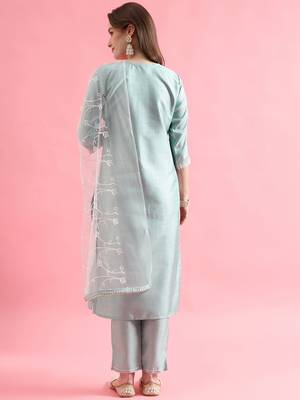  women cotton blend kurta pant set 2