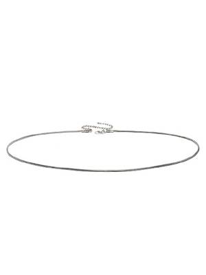 Sasha oxidised silver kamarband waist chain hip chain saree accessory vadannam with s-hook closure adjustable size 4
