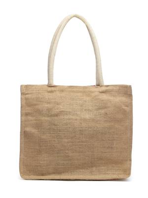 sisal khaki & multi boho striped jacquard jute shoulder bag 4