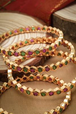 Multicolor studded jewellery Bangles 3