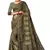 Mehendi green art silk digital print embroidery party wear saree